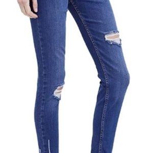 Free People Shark Bite Skinny Jeans